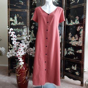 Casual Button Detail Dress